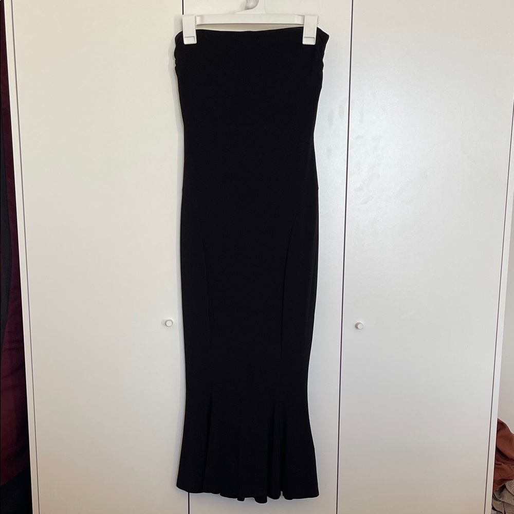 Norma Kamali Elegant Black Women's Fishtail Dress